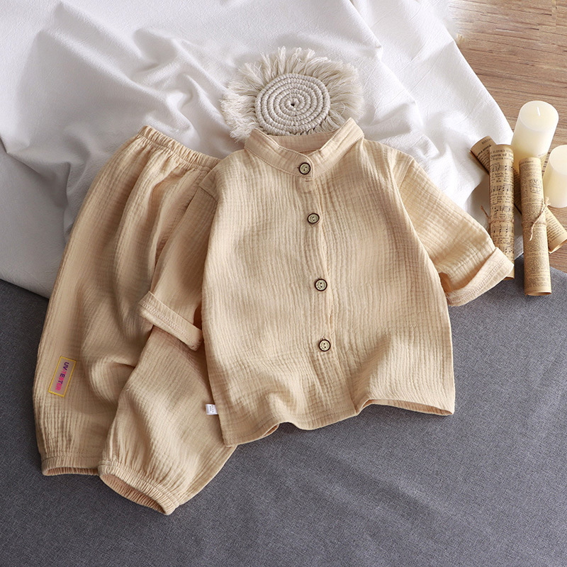 Summer Clothing Baby Girl - Conjuntos de gola infantil meninos meninas