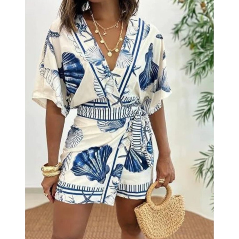 Macacão Feminino Estampado de  - Summer Zara avaliação e preço