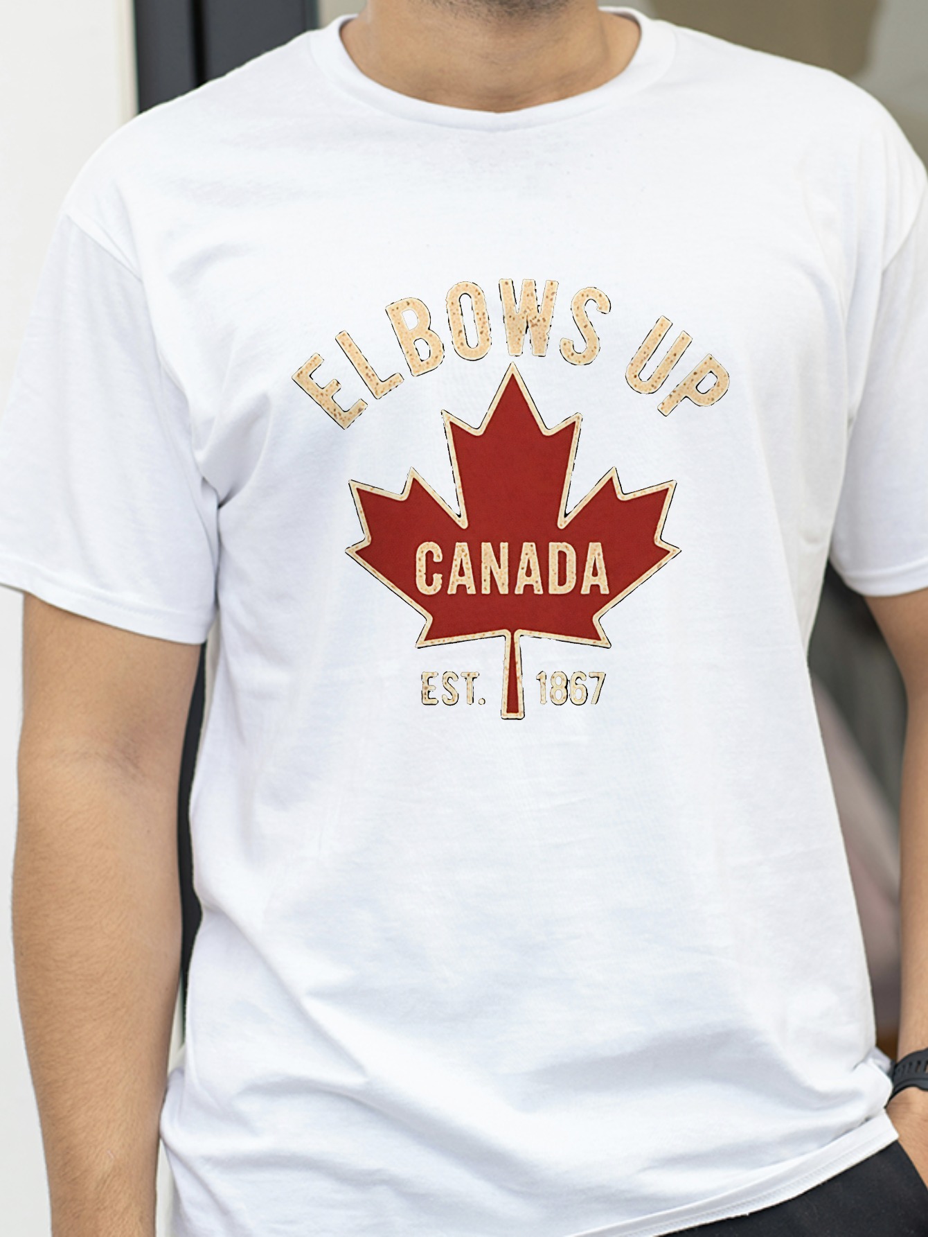 Camiseta Elbows Up Canada para - Summer Clothing Women Canada avaliação e preço