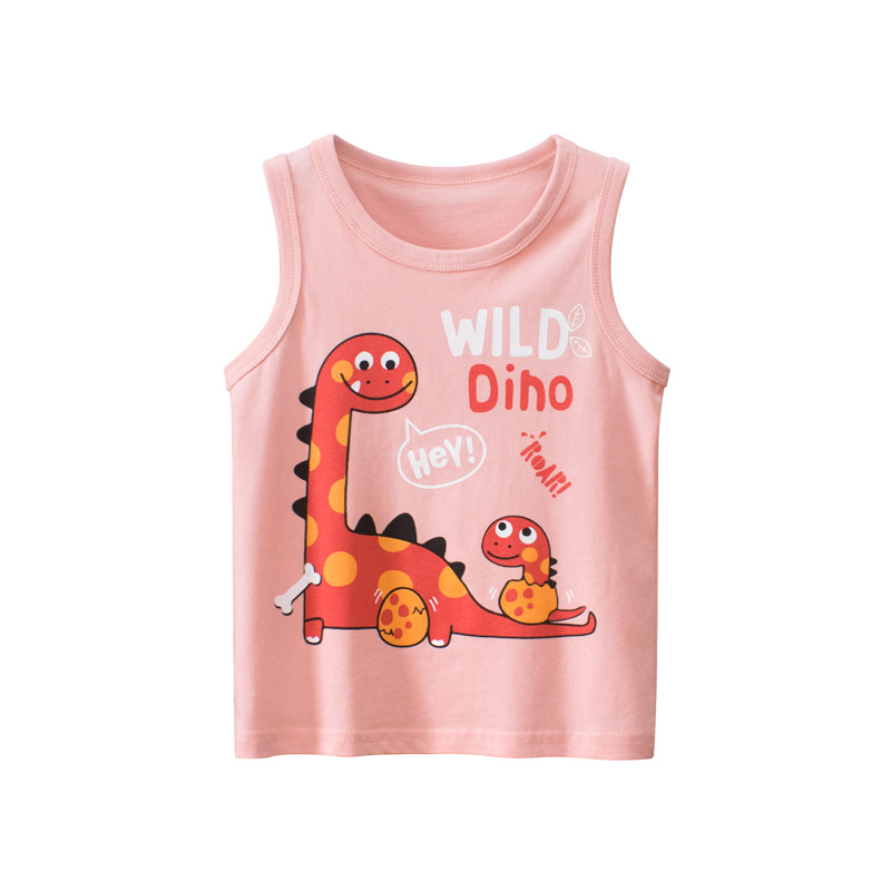 Coletes infantis de dinossauro - Summer Clothing Baby Girl avaliação e preço